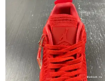 Jordan Red Flyknit Retro 4 0616